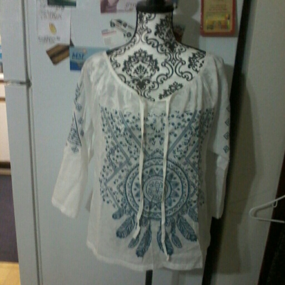dreamcatcher top xl..3/4 sleeve